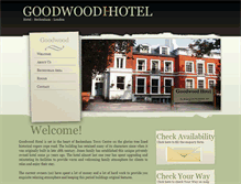 Tablet Screenshot of goodwood-hotel.co.uk